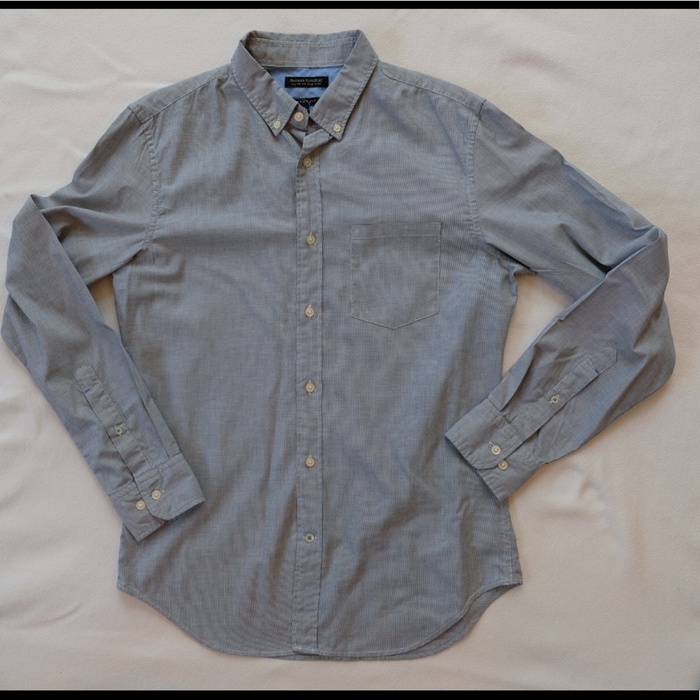 Banana Republic Grant Fit Custom 078 Wash Shirt